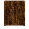 vidaXL Credenza Rovere Fumo 69,5x34x180 cm in Legno Multistrato