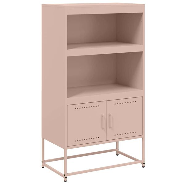 vidaXL Credenza Rosa 68,5x38,5x123,5 in Acciaio
