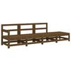 vidaXL Set Salotto da Giardino 4 pz Ambra in Legno Massello di Pino