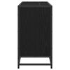 vidaXL Mobile da Bagno Rovere Nero 90 x 33 x 60 cm Legno multistrato