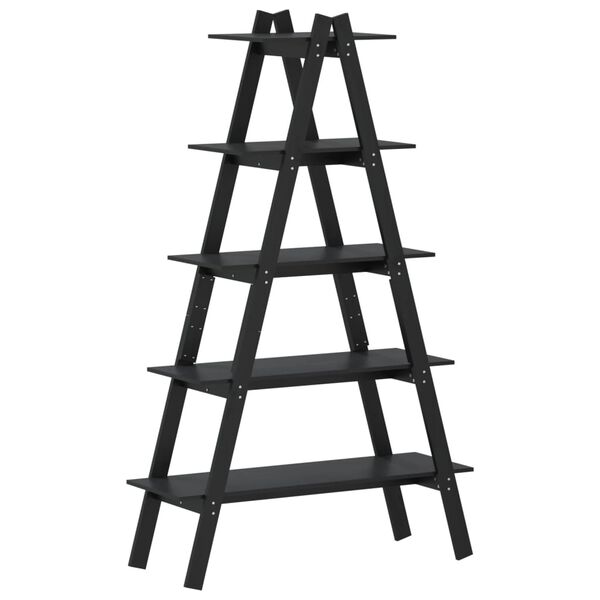 vidaXL Scaffale 5 Ripiani a Forma di A 110x40x180,5 cm Massello Pino