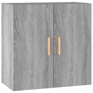 vidaXL Mobile Pensile Grigio Sonoma 60x30x60 cm Legno Multistrato