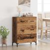 vidaXL Credenza con cassetto Legno vecchio 69,5 x 34 x 90 cm