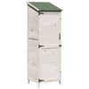 vidaXL Capanno da Giardino con tetto Bianco 59,5 x 56 x 176,5 cm