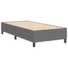vidaXL Struttura letto piattaforma Grigio chiaro 100 x 200 cm Tessuto