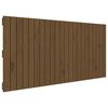 vidaXL Testiera da Parete Ambra 140x3x60 cm in Legno Massello di Pino