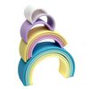 d&euml;na Set di Giocattoli in Silicone Arcobaleno Pastel 12 pz