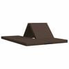 vidaXL Divano Letto Pieghevole 140 x 67 x 45 cm Tortora