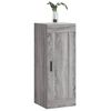 vidaXL Mobile a Parete Grigio Sonoma 34,5x34x90 cm Legno Multistrato