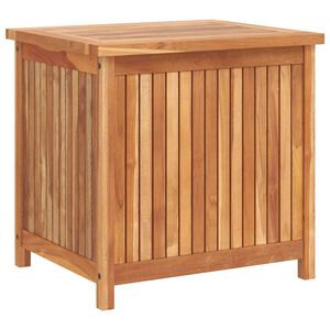 vidaXL Baule da Giardino 60x50x58 cm in Legno Massello di Teak