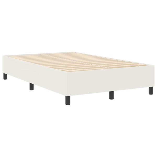vidaXL Struttura letto piattaforma Crema 120 x 200 cm Tessuto