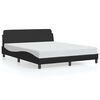 vidaXL Giroletto Dover Nero 152x203 cm in Similpelle