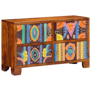 vidaXL Mobile per scarpe con archiviazione Marrone 90 x 35 x 55 cm