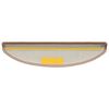 vidaXL Tappetini per scale 30 pz 56x17x3 cm Marrone chiaro Semicircolari
