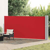 vidaXL Tenda Laterale Retrattile per Patio 170x1200 cm Rossa