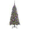 vidaXL Albero di Natale artificiale con 150 LED Verde 120 cm