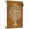 vidaXL Cancello da giardino 85x150 cm con design ad albero