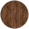 vidaXL Piano del tavolo &Oslash; 60 x 2,5 cm Rotondo Marrone Scuro