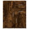 vidaXL Credenze 2 pz Rovere Fumo 60x31x70 cm in Legno Multistrato