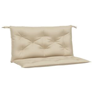 vidaXL Cuscini Panca da Giardino 2pz Beige 100x50x7cm Tessuto Oxford