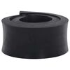vidaXL Bordo in Gomma per Spazzaneve Nero 120x8x2 cm