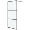 vidaXL Parete Doccia Walk in 90x195 cm Vetro Smerigliato ESG