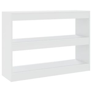 vidaXL Libreria/Divisorio Bianco 100x30x72 cm