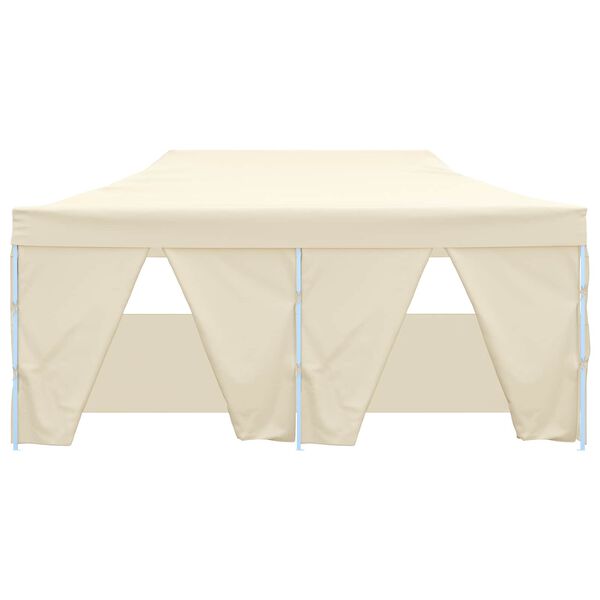 vidaXL Tenda Party Crema 291 x 580 x 315 cm Tessuto Oxford