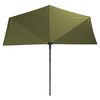 Madison Ombrellone da Balcone Sun Wave 270x150 cm Verde Salvia