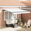 vidaXL Tessuto per Tenda con Bianco 300 x 250 cm Poliestere