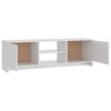 vidaXL Mobile Porta TV Bianco 120x30x37,5 cm in Legno Multistrato