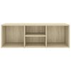 vidaXL Panca Porta Scarpe Rovere Sonoma 105x35x35 cm Legno Multistrato