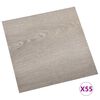 vidaXL Tavole per Pavimenti 55 pcs Talpa 5,11 m&sup2; PVC
