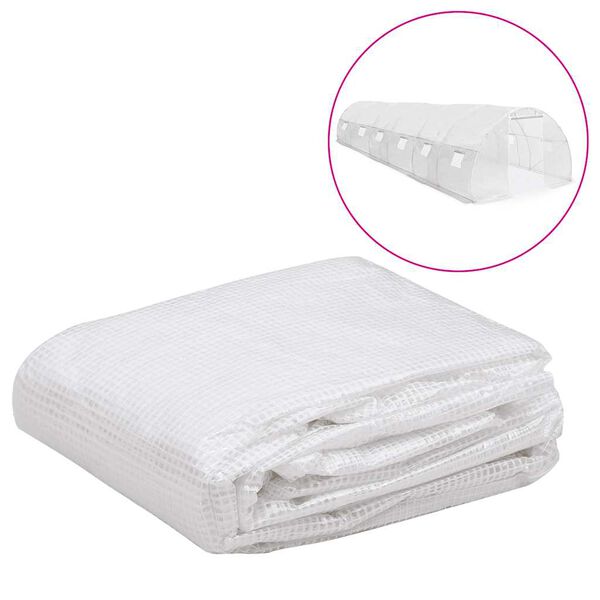 vidaXL Telo di Ricambio per Serra (27 m²) 3x9x2 m Trasparente