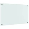 vidaXL Rivestimento da Cucina Bianco 80 x 50 cm vetro temperato