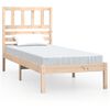 vidaXL Giroletto in Legno Massello di Pino 90x200 cm