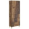 vidaXL Set di armadi 2 pcs 66 x 34,5 x 90 cm Legno ingegnerizzato