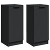 vidaXL Credenze 2 pz Nere 30x30x70 cm in Legno Multistrato