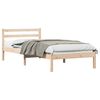 vidaXL Struttura del letto con testiera Marrone 225,5 x 85,5 x 69,5 cm