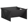 vidaXL Focolare Nero 40 x 40 x 20 cm Acciaio