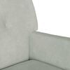 vidaXL Panca Chesterfield Grigio chiaro 112 x 65.5 x 75 cm Velluto
