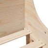 vidaXL Letto senza Materasso 180x200 cm in Legno Massello di Pino