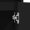 vidaXL Mobile da Bagno Nero 60x33x61 cm in Legno Multistrato