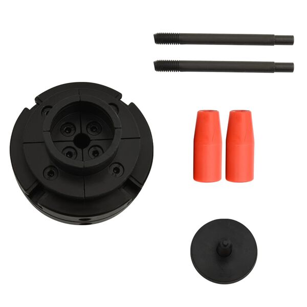 vidaXL Mandrino per Legno a 4 Griffe Attacco M33 in Acciaio 100 mm