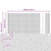 vidaXL Recinzione con Posto Argento 0,8 x 100 m Acciaio