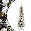 vidaXL Albero di Natale artificiale con 150 LED Bianco 120 cm