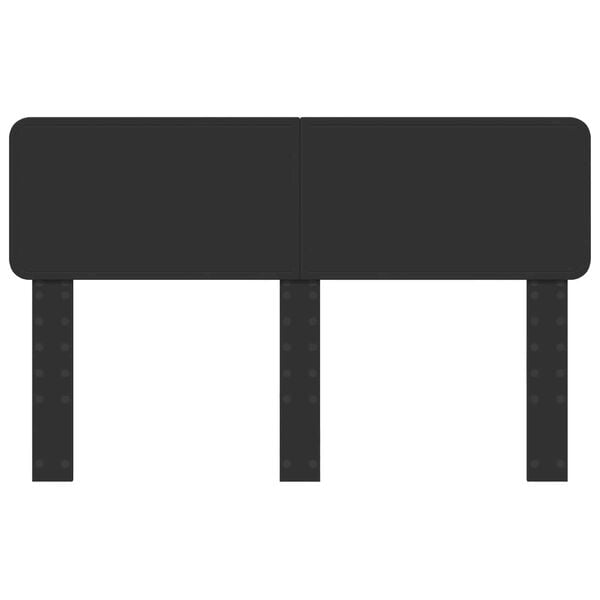 vidaXL Testiera Rovere Nero 90 cm Legno multistrato