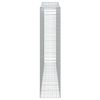 vidaXL Cesto Gabbione ad Arco 400x50x220/240 cm Ferro Zincato