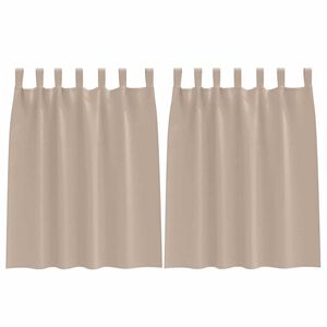 vidaXL Tende Blackout con Anelli 2 pcs Talpa 140 x 140 cm Poliestere