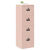 vidaXL Armadio per File con cassetto Rosa 44 x 50 x 106.5 cm